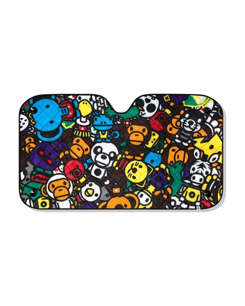 Autres Accessoires Bape Graphique Print Windshield Multicolore Homme | EXH-46423007